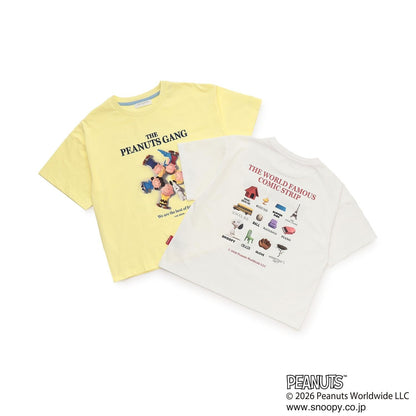 《PEANUTS》 接觸冷感 圖案常規T恤