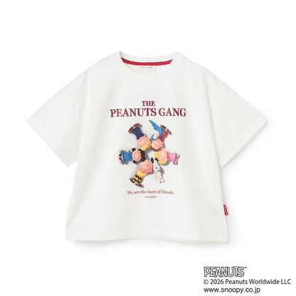 《PEANUTS》 接觸冷感 圖案常規T恤