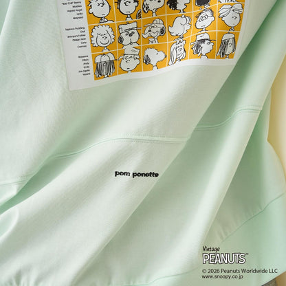 《PEANUTS》 接觸冷感 異形套頭衫