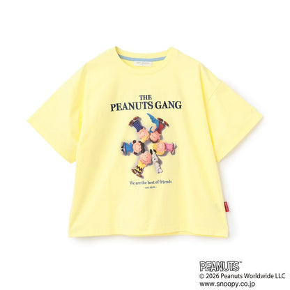 《PEANUTS》 接觸冷感 圖案常規T恤