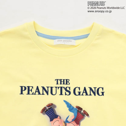 《PEANUTS》 接觸冷感 圖案常規T恤
