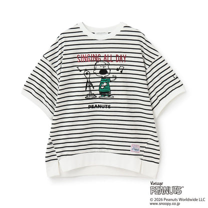 《PEANUTS》 接觸冷感 異形套頭衫