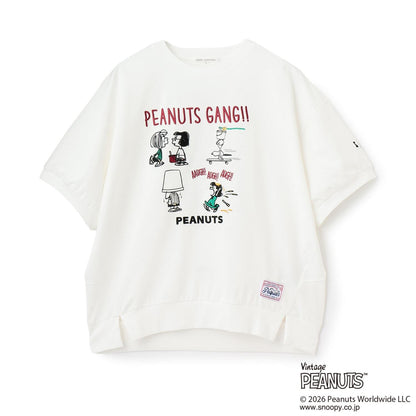 《PEANUTS》 接觸冷感 異形套頭衫