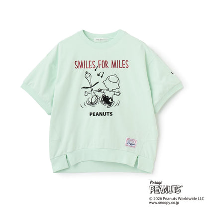 《PEANUTS》 接觸冷感 異形套頭衫