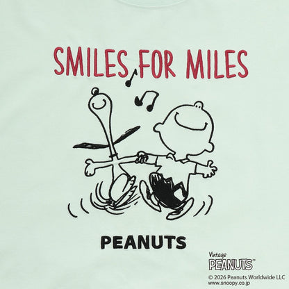 《PEANUTS》 接觸冷感 異形套頭衫