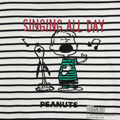 《PEANUTS》 接觸冷感 異形套頭衫