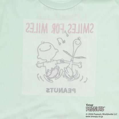 《PEANUTS》 接觸冷感 異形套頭衫