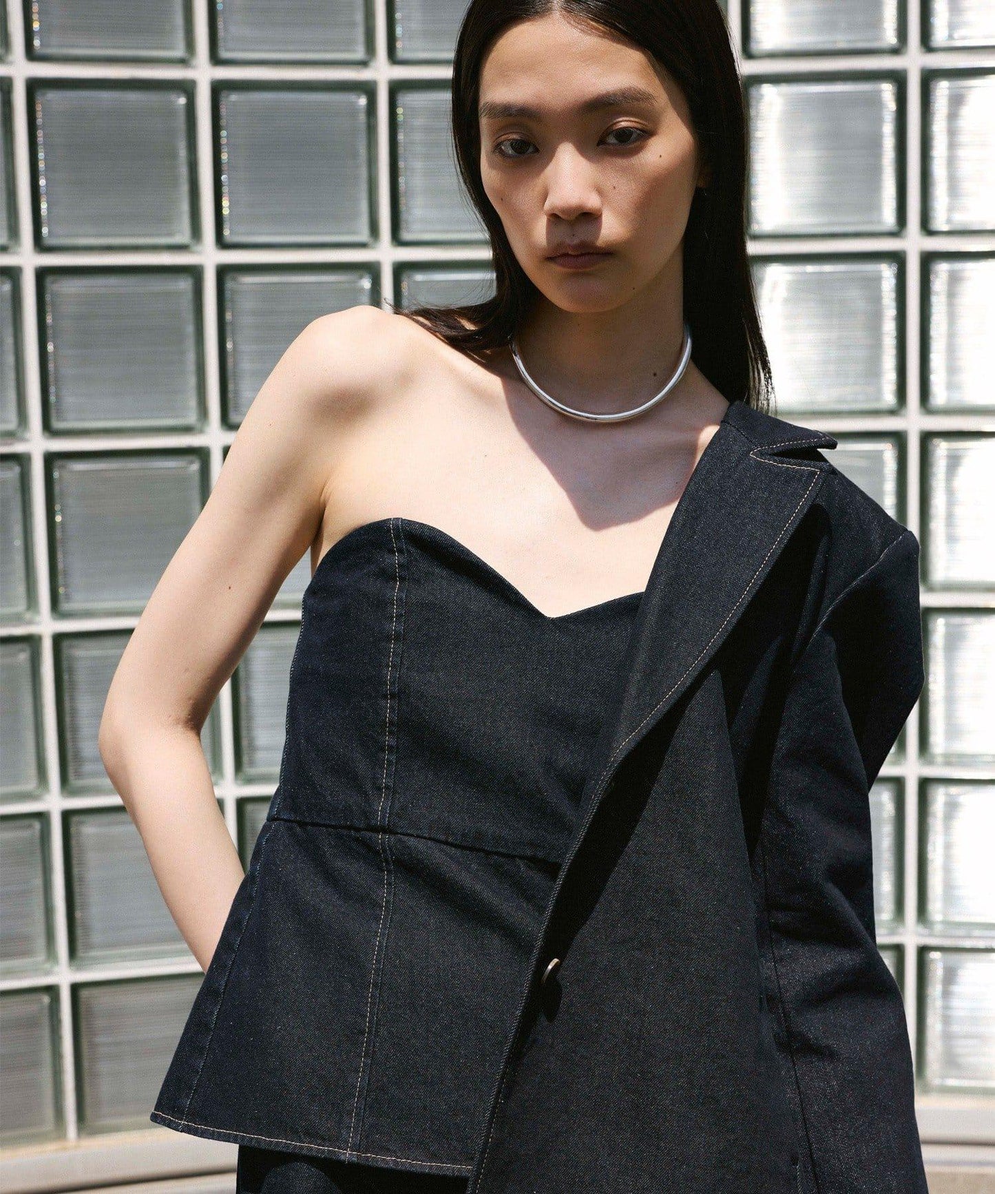 【2026AW Debut】【UNFORM】牛仔抹胸