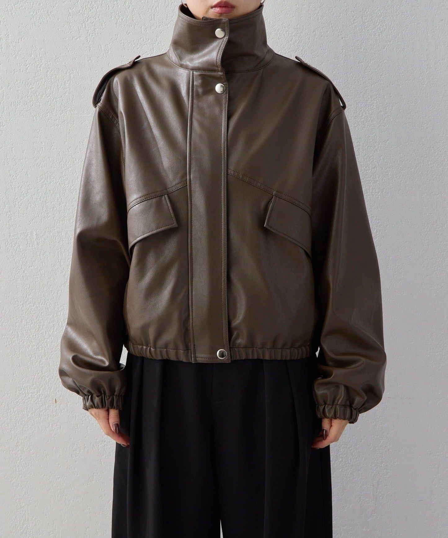 【2026AW Debut】【UNFORM】仿皮夾克