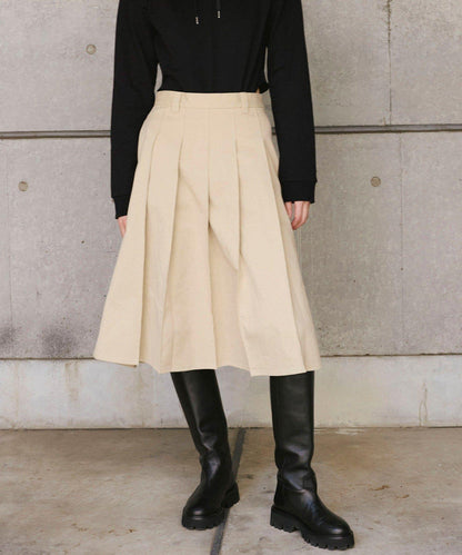 【2026AW Debut】【UNFORM】中長款打褶半身裙