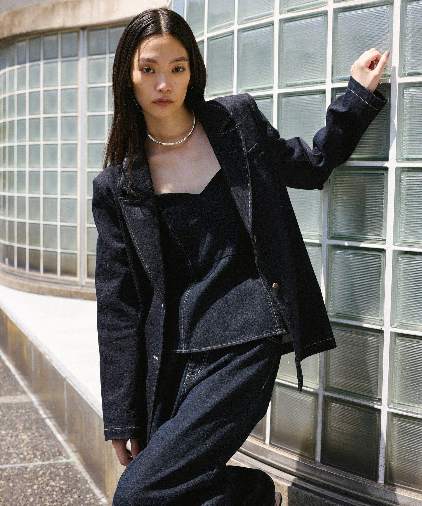 【2026AW Debut】【UNFORM】牛仔抹胸