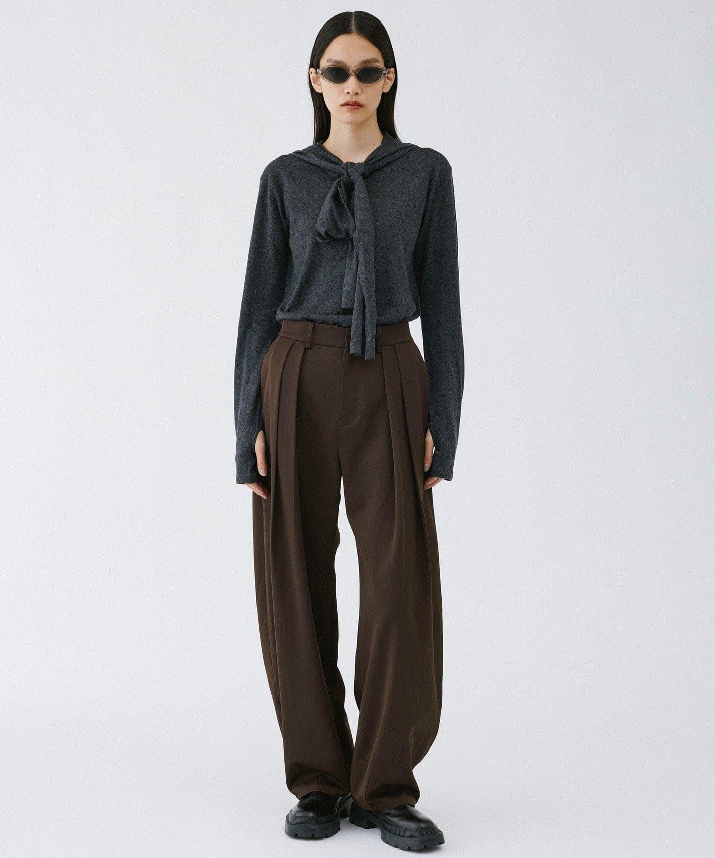 【2026AW Debut】【UNFORM】巴基寬腿西褲