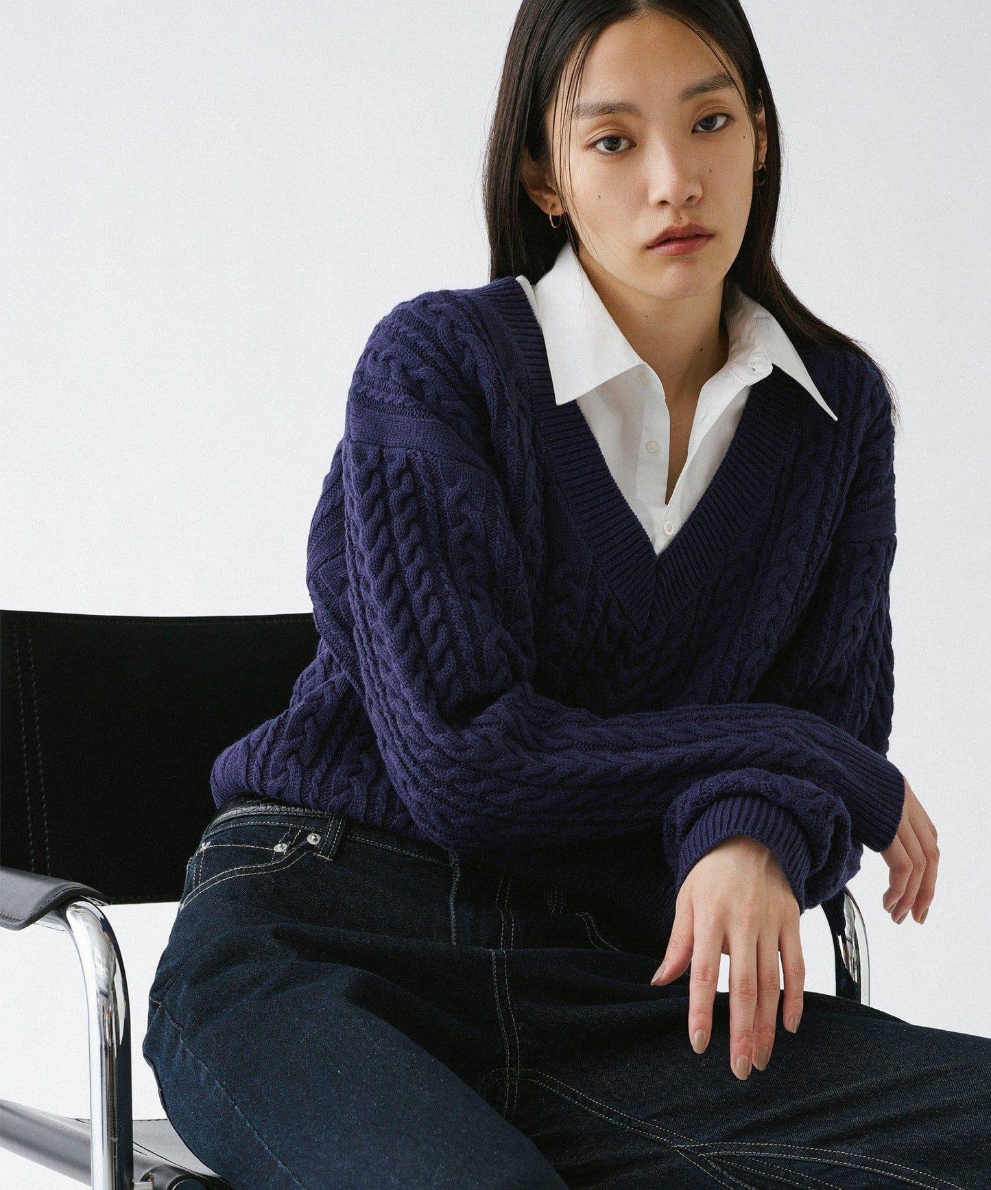 【2026AW Debut】【UNFORM】絞花短款針織衫