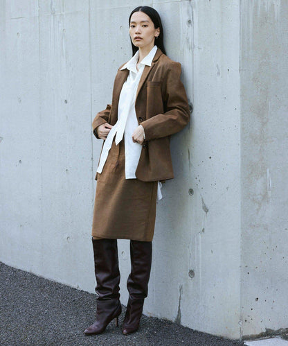 【2026AW Debut】【UNFORM】仿麂皮夾克