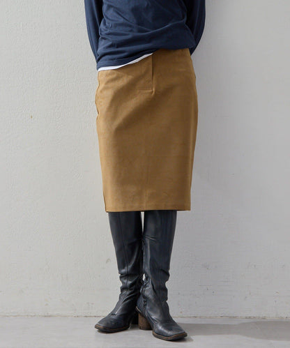 【2026AW Debut】【UNFORM】仿麂皮半身裙