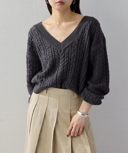 【2026AW Debut】【UNFORM】絞花短款針織衫