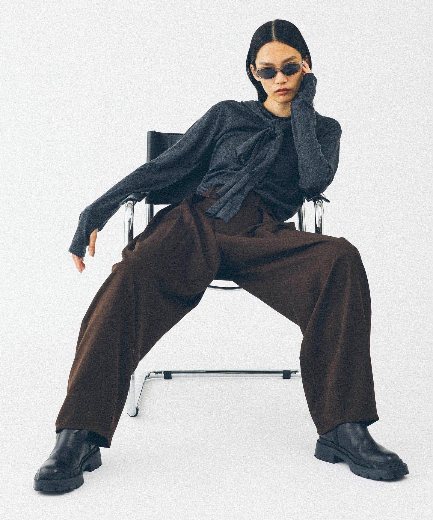 【2026AW Debut】【UNFORM】巴基寬腿西褲