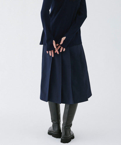 【2026AW Debut】【UNFORM】中長款打褶半身裙