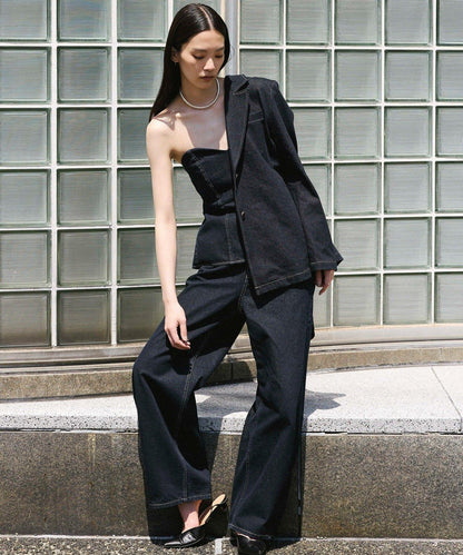 【2026AW Debut】【UNFORM】牛仔抹胸