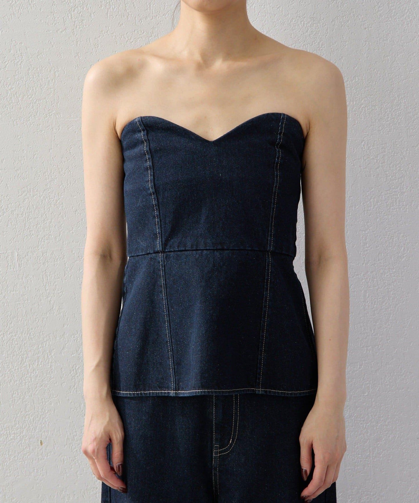 【2026AW Debut】【UNFORM】牛仔抹胸
