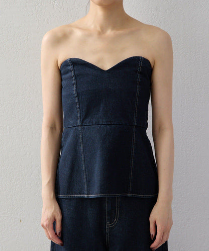 【2026AW Debut】【UNFORM】牛仔抹胸