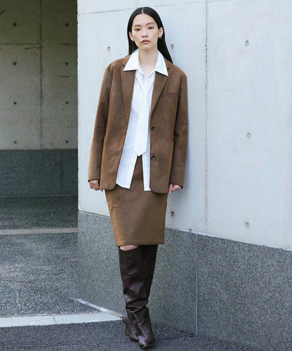 【2026AW Debut】【UNFORM】仿麂皮夾克