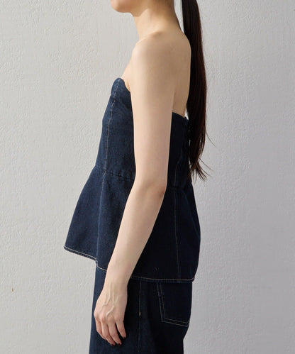 【2026AW Debut】【UNFORM】牛仔抹胸