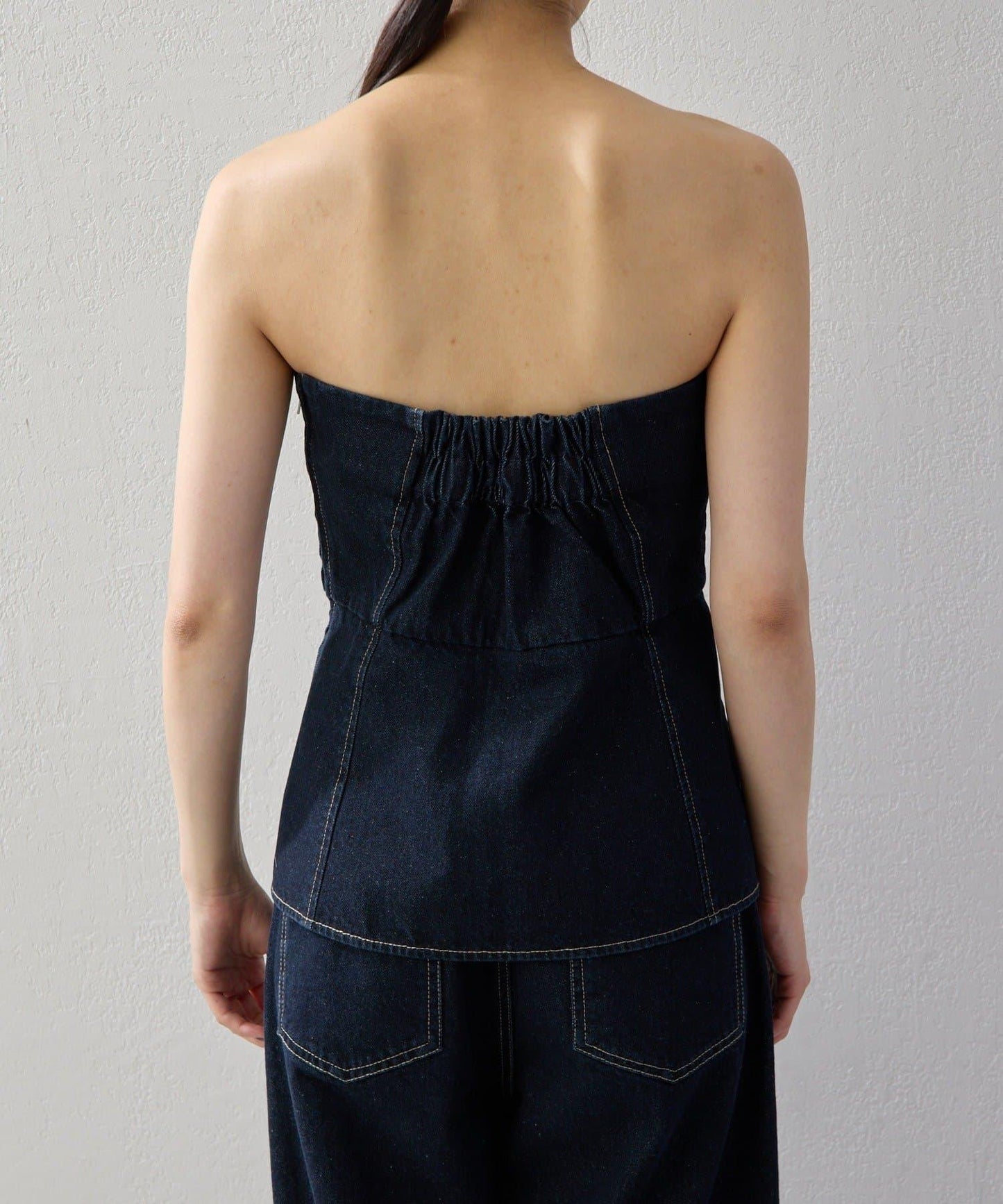 【2026AW Debut】【UNFORM】牛仔抹胸