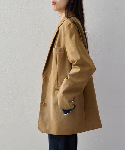 【2026AW Debut】【UNFORM】仿麂皮夾克