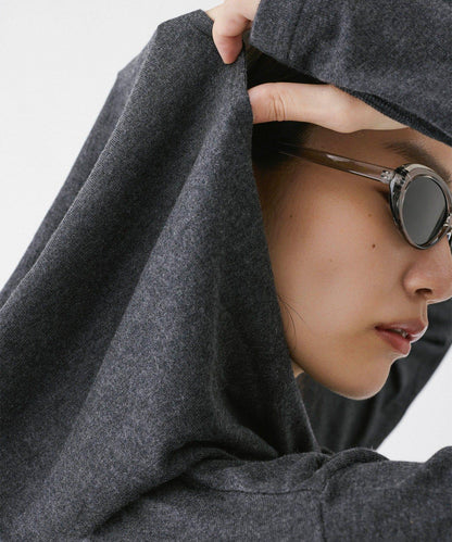 2026AW Debut UNFORM 羊絨混紡連帽蝴蝶結針織衫