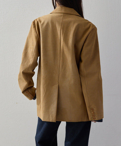 【2026AW Debut】【UNFORM】仿麂皮夾克