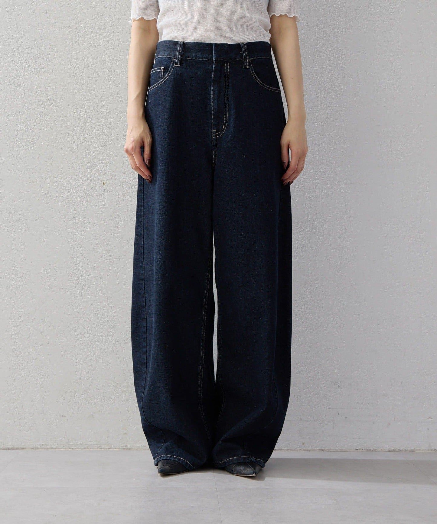 【2026AW Debut】【UNFORM】繭型牛仔褲