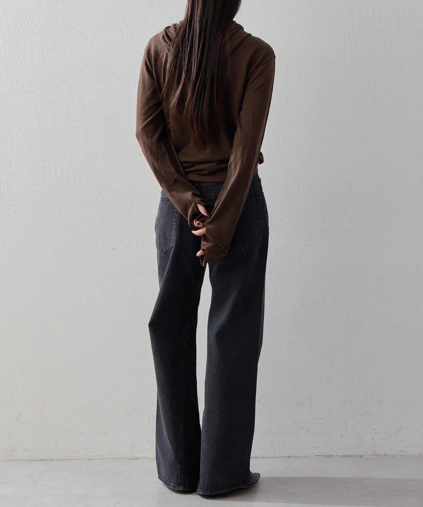 2026AW Debut UNFORM 羊絨混紡連帽蝴蝶結針織衫