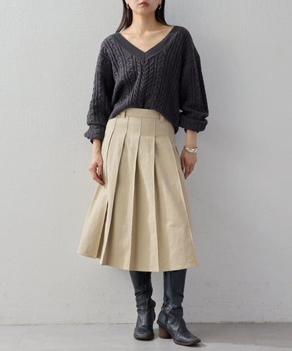 【2026AW Debut】【UNFORM】絞花短款針織衫