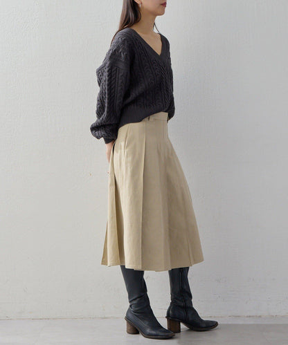 【2026AW Debut】【UNFORM】絞花短款針織衫