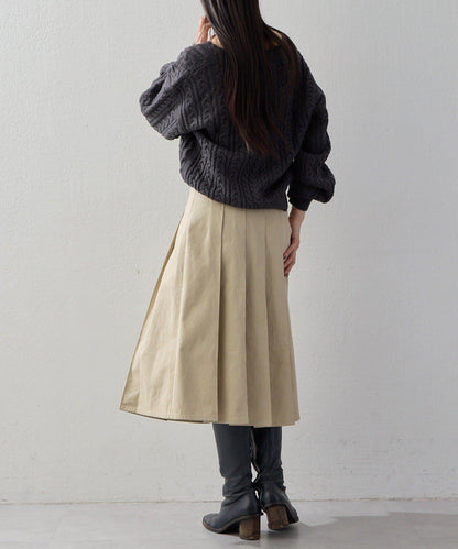 【2026AW Debut】【UNFORM】絞花短款針織衫
