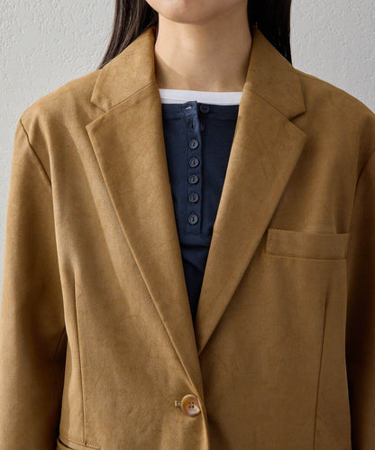 【2026AW Debut】【UNFORM】仿麂皮夾克