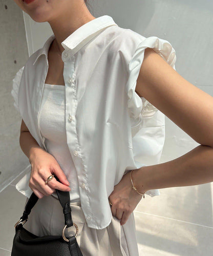CAPRICIEUX LE'MAGE 氣球袖無袖襯衫
