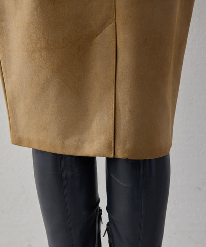 【2026AW Debut】【UNFORM】仿麂皮半身裙