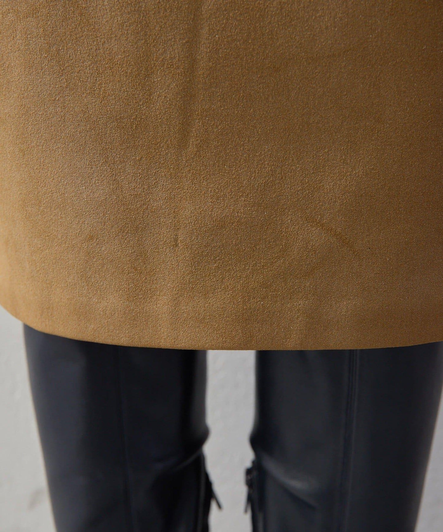 【2026AW Debut】【UNFORM】仿麂皮半身裙