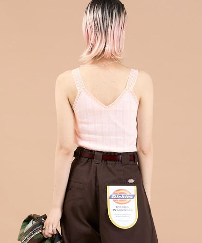 鏤空蕾絲 V領 吊帶背心