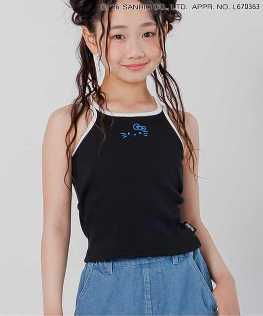 Hello Kitty 辣妹風帶胸墊吊帶背心