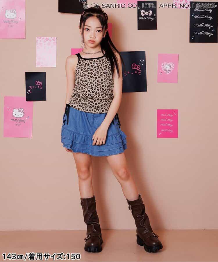 Hello Kitty 辣妹風帶胸墊吊帶背心