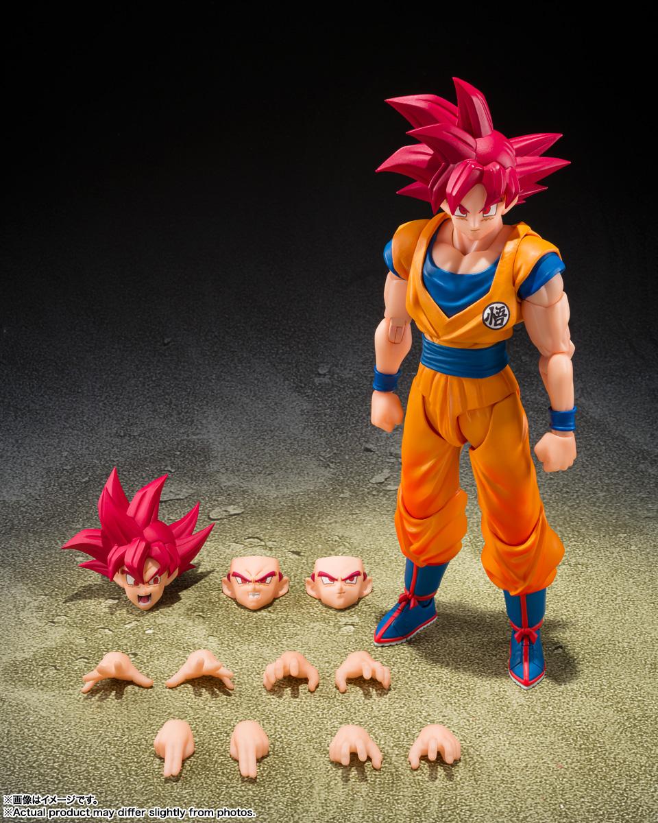 龍珠超 S.H.Figuarts 超サイヤ人ゴッド孫悟空〈神の気を纏いし姿〉