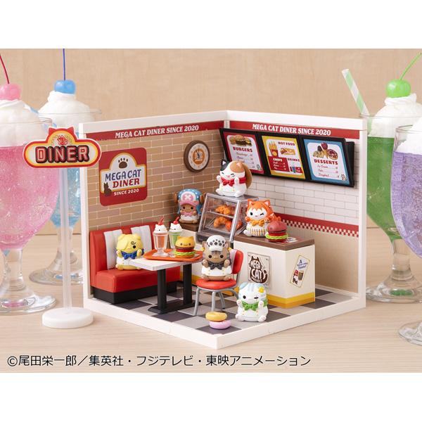 ワンピース（航海王） MEGA CAT PROJECT 喵喵海賊團！DINER！ 【BOX／6個裝】