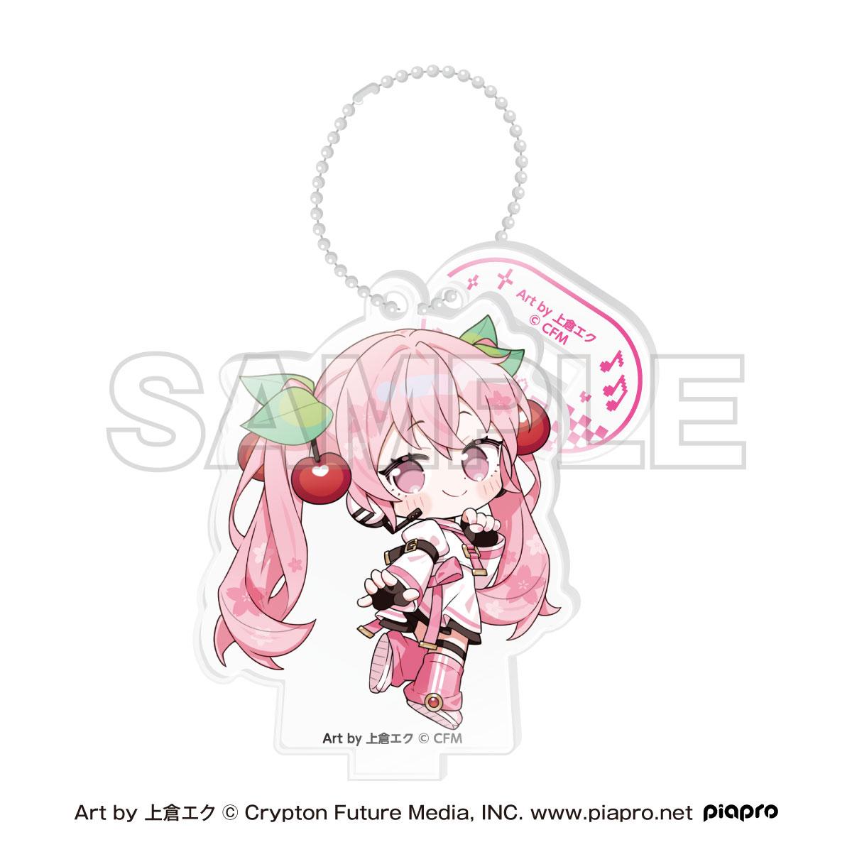 桜ミク×Shibuya Sakura Stage 迷你角色立牌鑰匙扣 B款