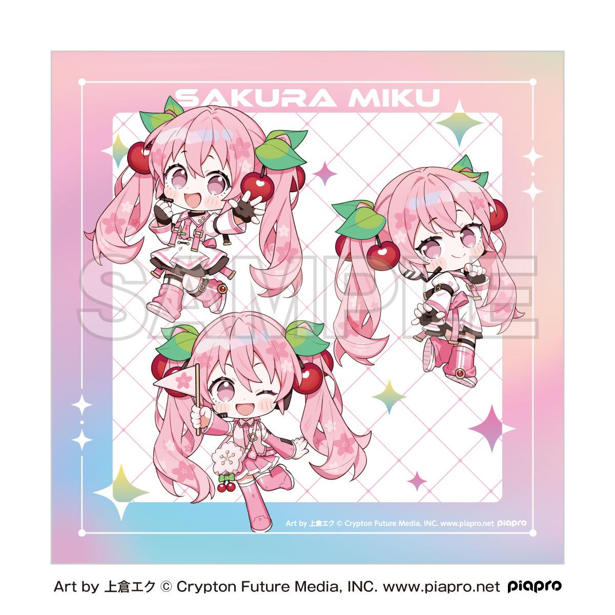 桜ミク×Shibuya Sakura Stage 迷你毛巾
