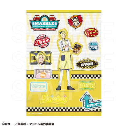 マッシュル-MASHLE-（物理魔法使馬修） PUMP UP DINER 3 萊奧格蘭茨 異形貼紙