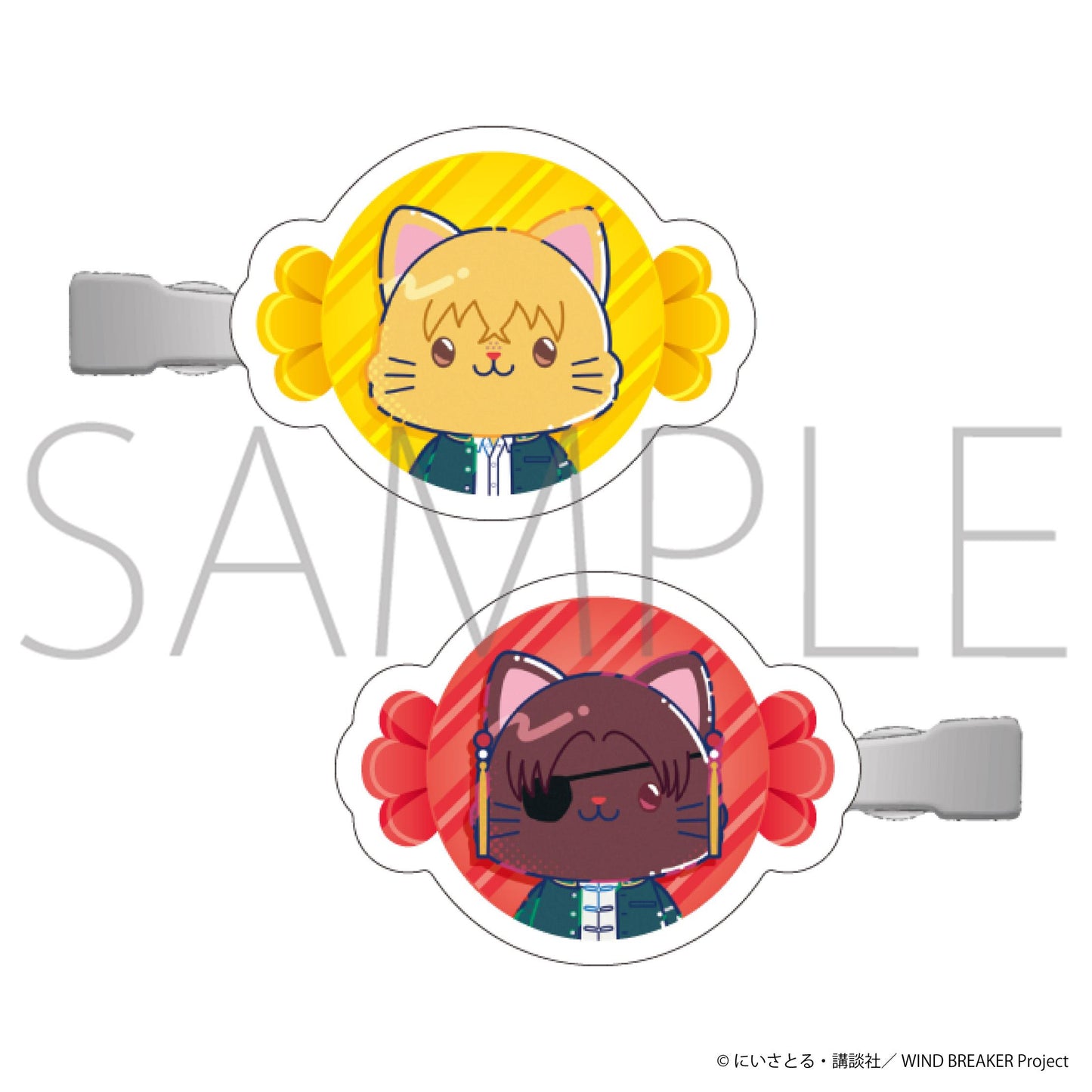 防風少年（WIND BREAKER） withCAT illustration Ver. 榆井秋彥 蘇枋隼飛 前髮夾