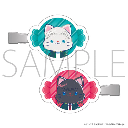 防風少年（WIND BREAKER） withCAT illustration Ver. 前髮夾／梅宮一・椿野佑